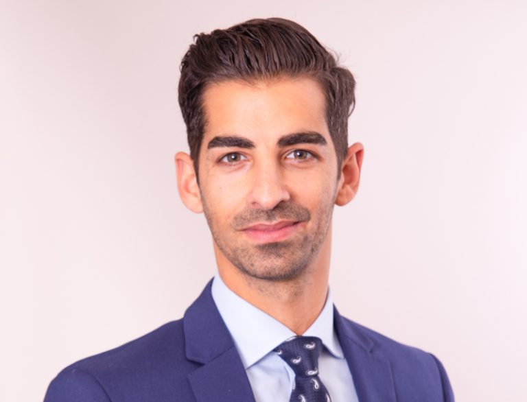 Smart handsome man in suit